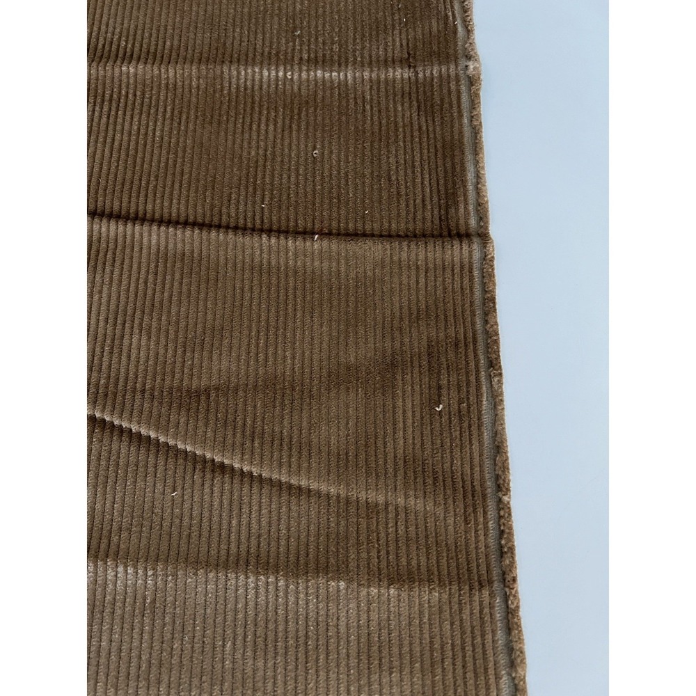 Brown Corduroy Velour Fabric 2.1 Yards 61" Wide Ribbed Sewing Home Decor